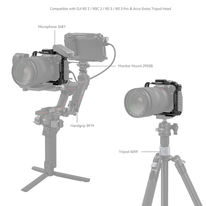 SmallRig Cage for LUMIX G9 II / S5 II / S5 IIX 4022