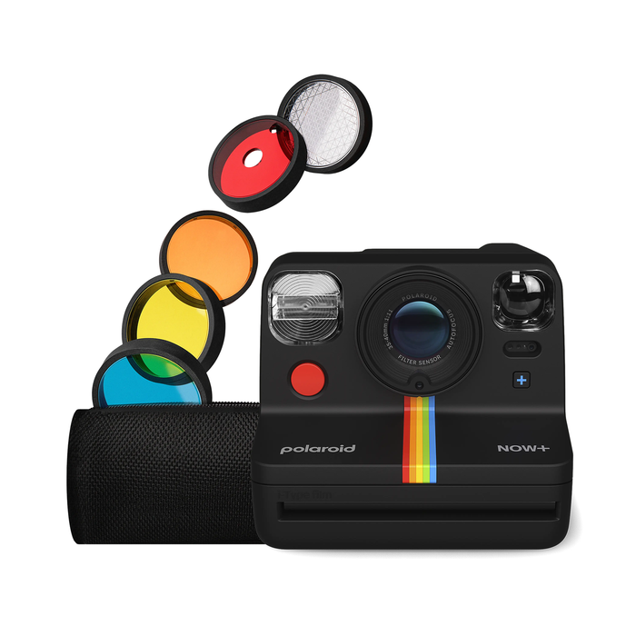 Polaroid Now+ Generation 2 i-Type Instant Camera with 5 Lens Filters - Black