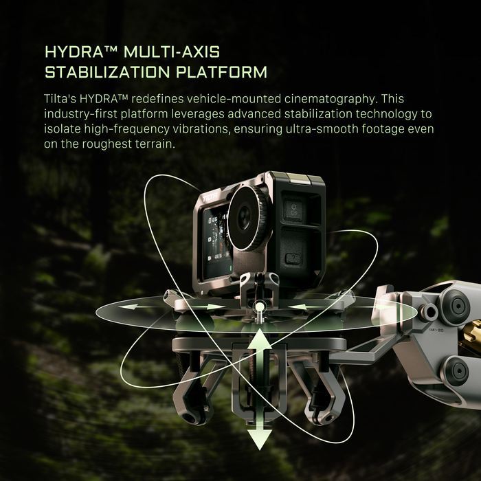 Tilta Shock Absorbing Head for Hydra Alien Mini (Universal) - Titanium Gray