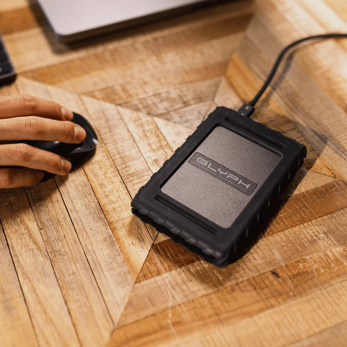 Glyph Technologies 2TB Blackbox Plus 5400 rpm USB-C 3.2 Gen 2 Rugged Portable External Hard Drive