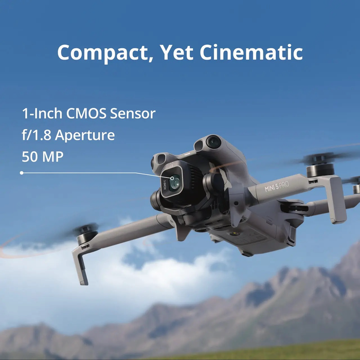 DJI Mini 5 Pro Fly More Combo Plus with DJI RC 2 Remote Controller