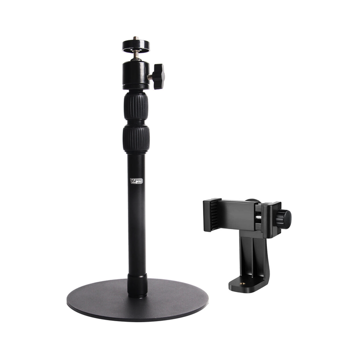 Vidpro ST-18 Height-Adjustable 18" Phone & Camera Desktop Stand