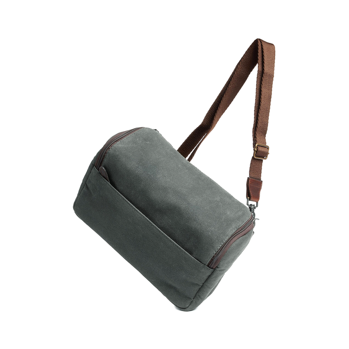 ONA Rockaway Camera Sling, Waxed Canvas - Smoke