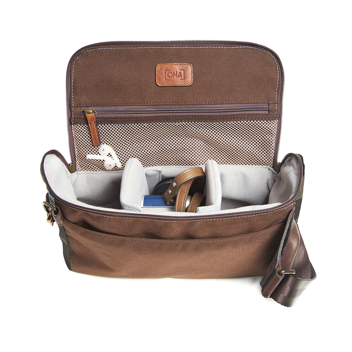 ONA Rockaway Camera Sling, Waxed Canvas - Smoke