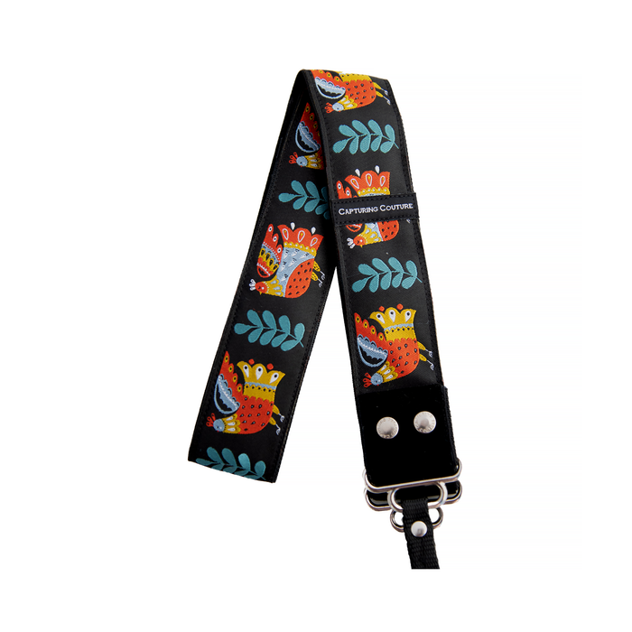 Capturing Couture 1.5” Camera Strap - Folk Birds