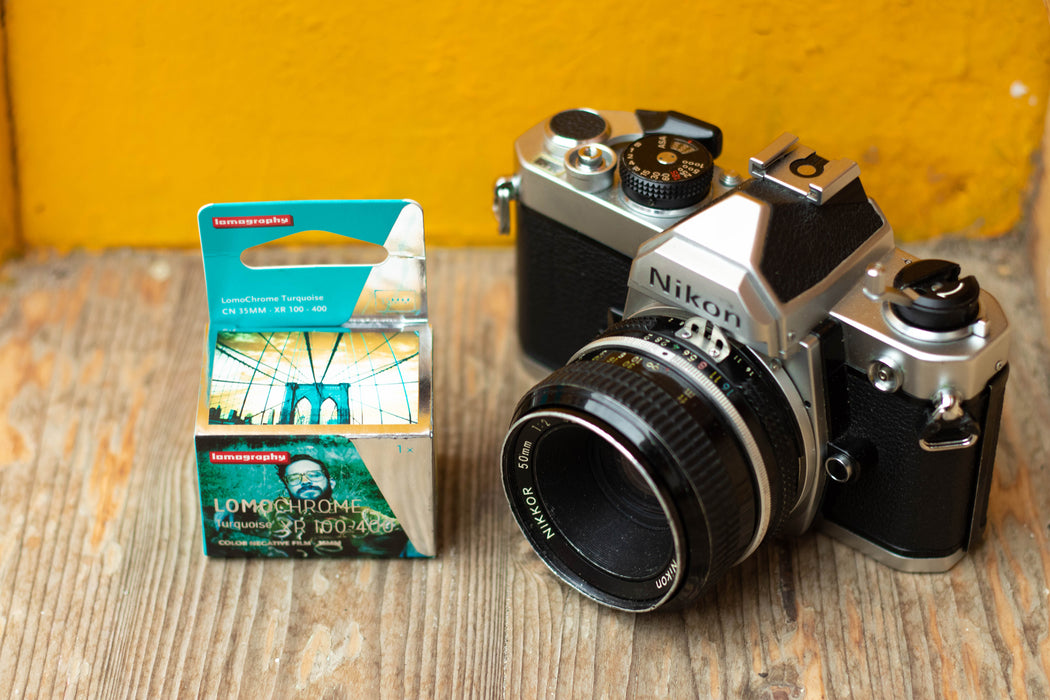 Lomography 2021 LomoChrome Turquoise 100–400 Color Negative - 35mm Film, 36 Exposures, Single Roll