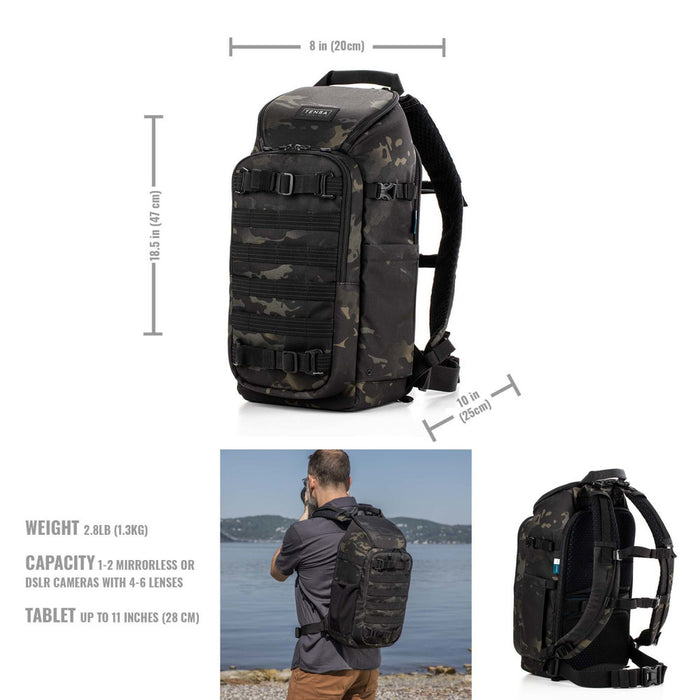 Tenba Axis 16L V2 Backpack - Multicam Black