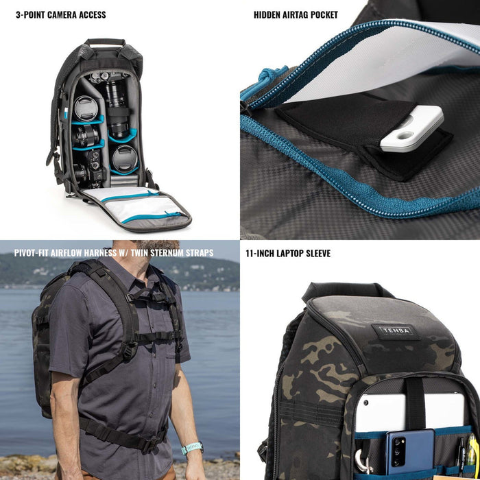 Tenba Axis 16L V2 Backpack - Multicam Black