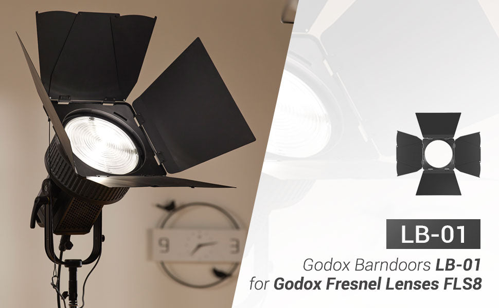 Godox LB-01 Barndoors for FLS8 Fresnel Lens