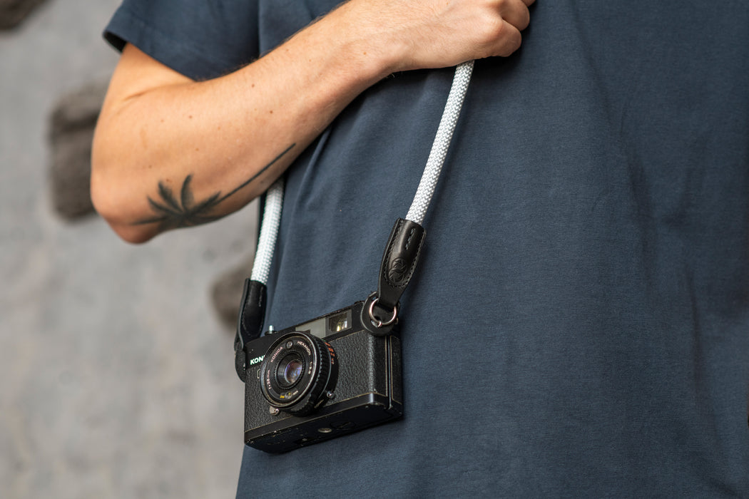 Cooph Rope Camera Strap with Split Ring, 51.2" (130cm) - Silver Gray