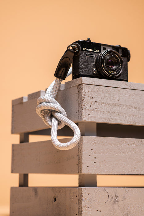 Cooph Rope Camera Strap with Split Ring, 51.2" (130cm) - Silver Gray