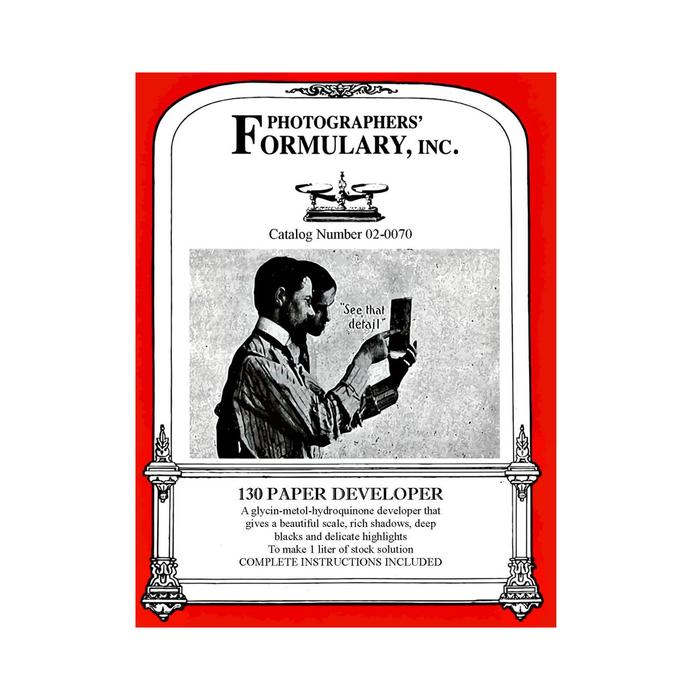 Photographers' Formulary 130 Developer for Black & White Paper (Makes 4 Liters)