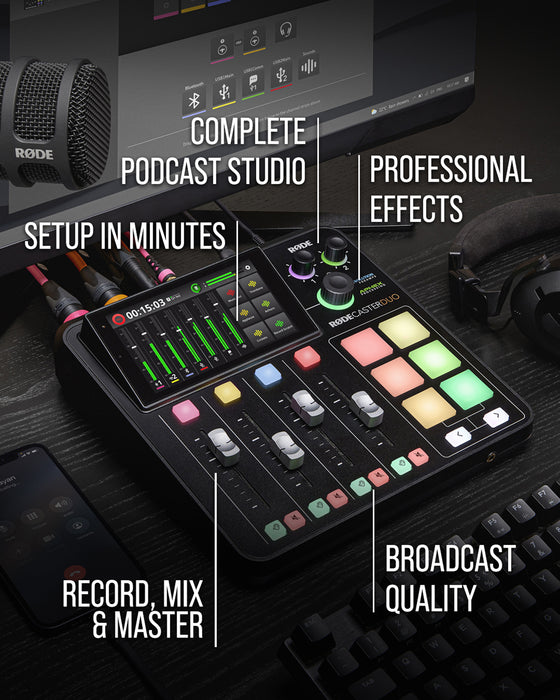 Rode Rodecaster Duo Integrated Audio Production Studio