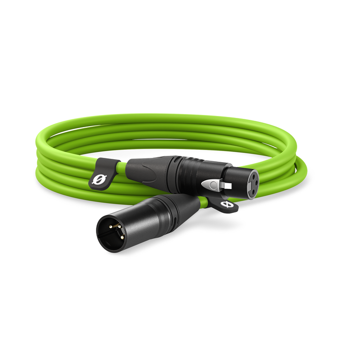 Rode XLR Male to XLR Female Cable, 9.8' (3m) - Green