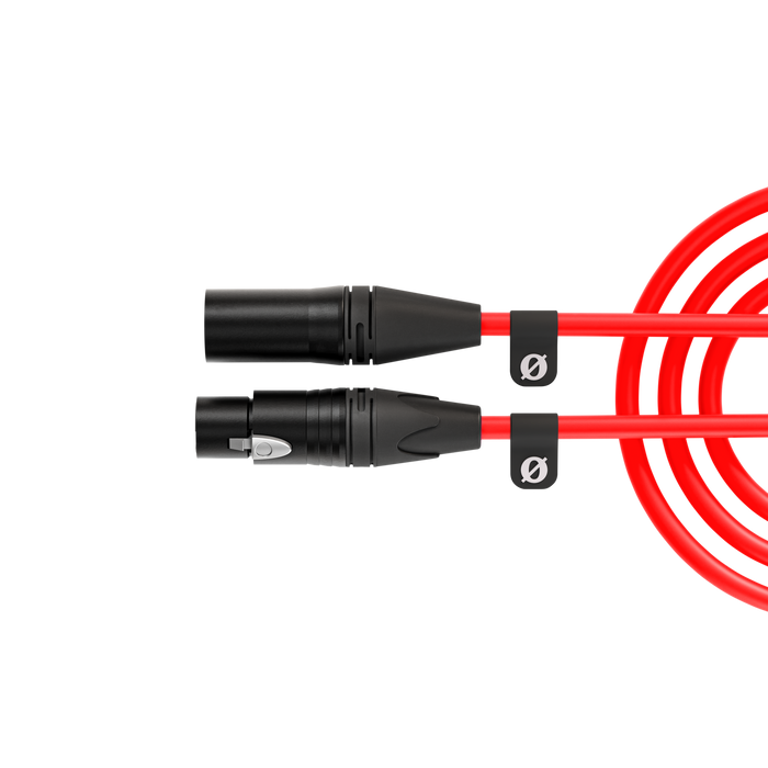 Rode XLR Male to XLR Female Cable, 9.8' (3m) - Red