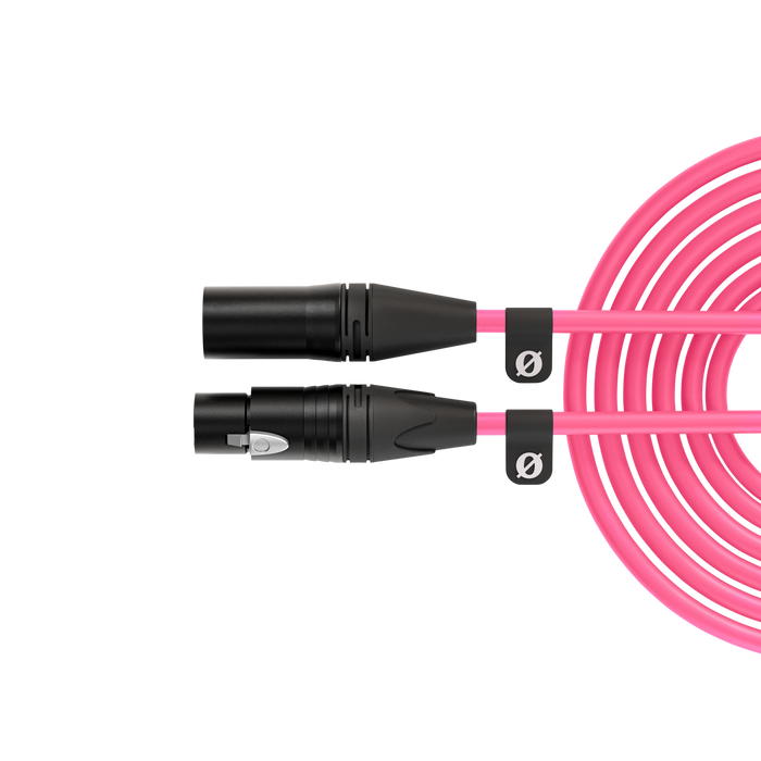 Rode XLR Male to XLR Female Cable, 19.7' (6m) - Pink