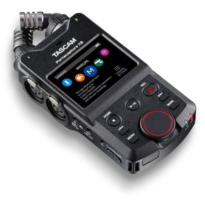 Tascam Portacapture X6 32-Bit 6-Channel Multitrack Handheld Recorder