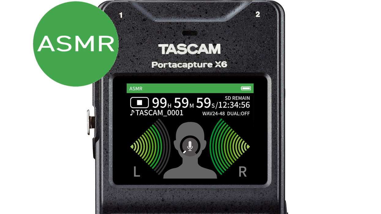 Tascam Portacapture X6 32-Bit 6-Channel Multitrack Handheld Recorder