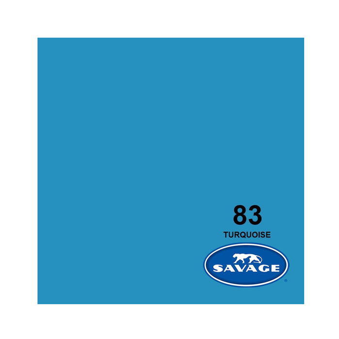 Savage #83 Turquoise Seamless Background Paper 107" x 36' - In Store Pick Up Only