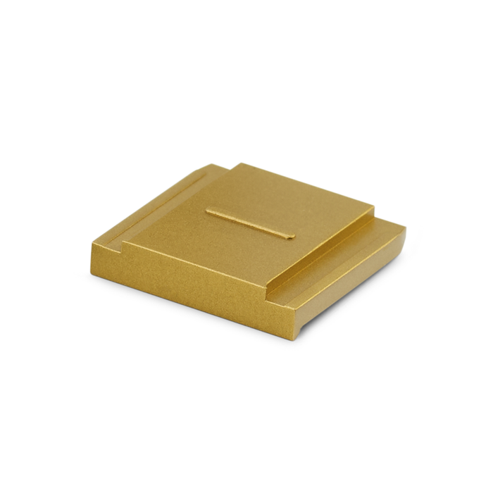 Leica Hotshoe Cover, Aluminum - Brass
