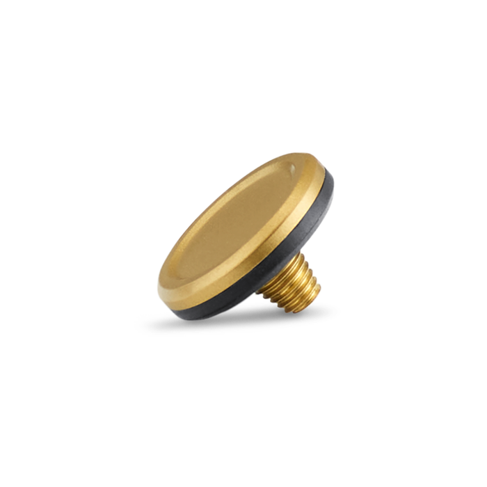 Leica Soft Release Button, Aluminum - Brass