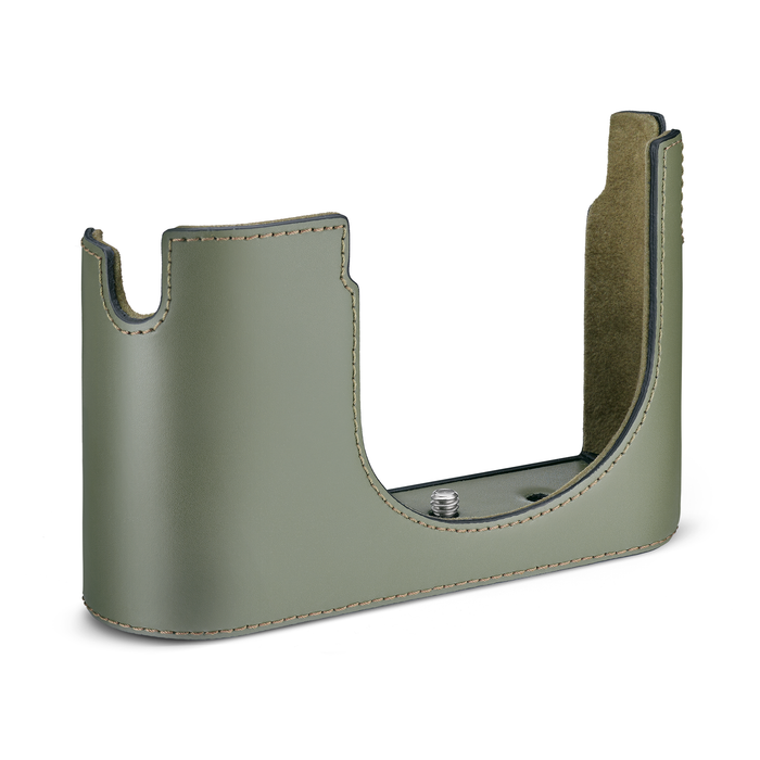 Leica Leather Half Case Q3 - Olive Green