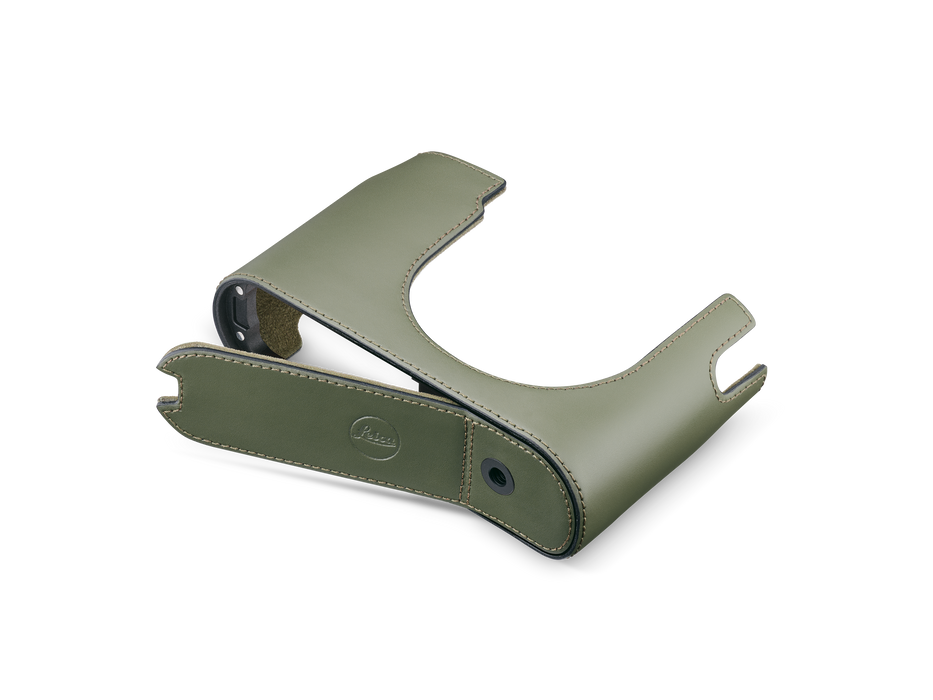 Leica Leather Half Case Q3 - Olive Green