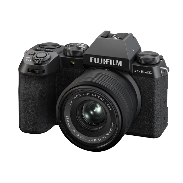 Fujifilm X-S20 Mirrorless Camera with XC 15-45mm F3.5-5.6 OIS PZ Lens
