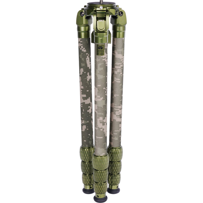 Sirui CT-3204 Professional Carbon Fiber Tripod with Flat and 75mm Bowl Mount - Camouflage