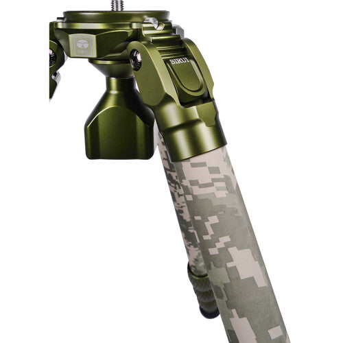 Sirui CT-3204 Professional Carbon Fiber Tripod with Flat and 75mm Bowl Mount - Camouflage