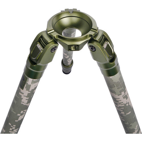 Sirui CT-3204 Professional Carbon Fiber Tripod with Flat and 75mm Bowl Mount - Camouflage
