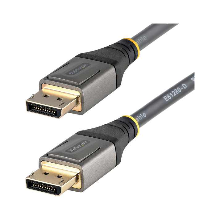 StarTech VESA 1.4 8K 60Hz HDR10 Ultra HD 4K 120Hz Male to Male Video DisplayPort Cable for Monitors/Displays - 10ft (3m)
