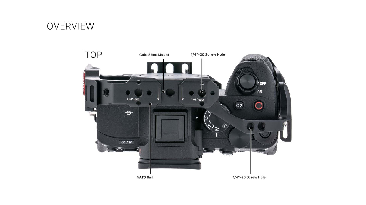 Tilta Camera Cage Basic Kit for Sony a7 IV – Black
