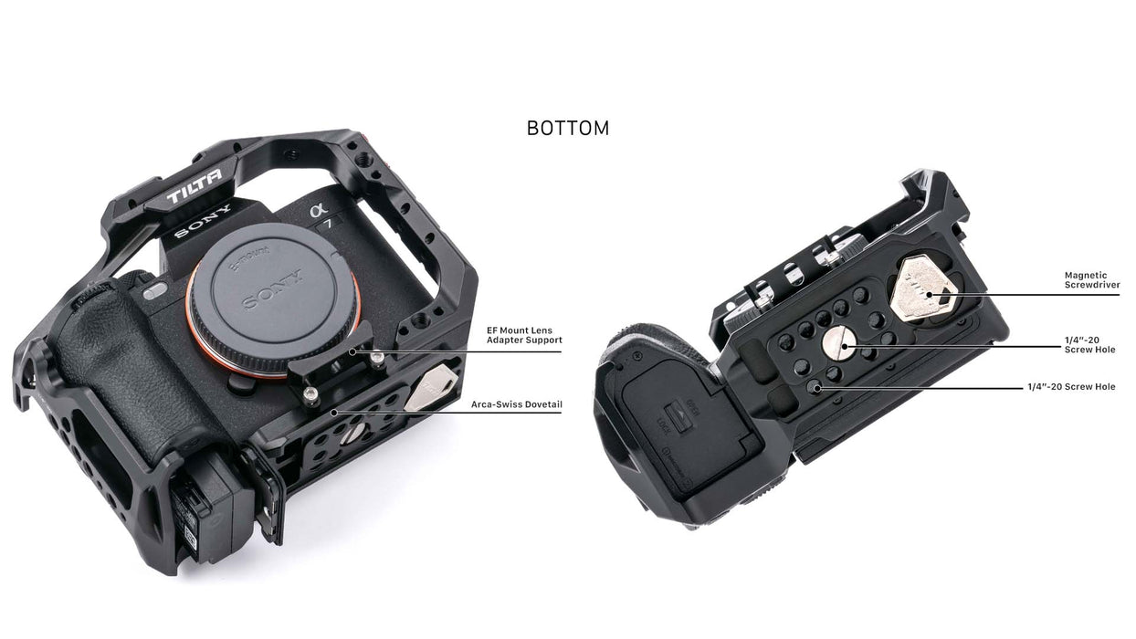 Tilta Camera Cage Basic Kit for Sony a7 IV – Black