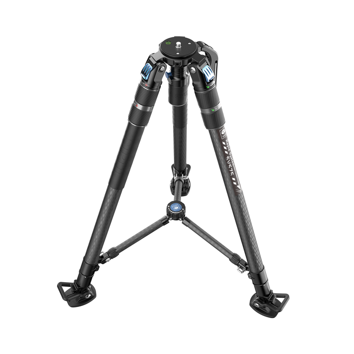Sirui SVS75 Rapid System One-Step Height Adjustment Carbon Fiber Video Tripod with 75mm Half Bowl & Mid-Level Spreader