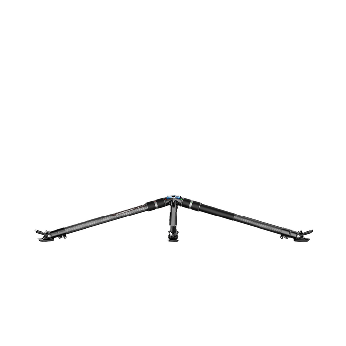 Sirui SVS75 Rapid System One-Step Height Adjustment Carbon Fiber Video Tripod with 75mm Half Bowl & Mid-Level Spreader