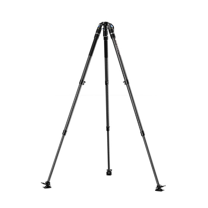 Sirui SVS75 Rapid System One-Step Height Adjustment Carbon Fiber Video Tripod with 75mm Half Bowl & Mid-Level Spreader
