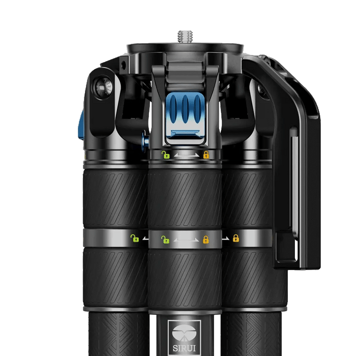 Sirui SVS75 Rapid-System One-Step Height Adjustment Carbon Fiber Tripod with SVH15 Video Fluid Head
