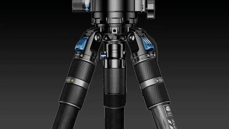 Sirui SVS75 Rapid System One-Step Height Adjustment Carbon Fiber Video Tripod with 75mm Half Bowl & Mid-Level Spreader