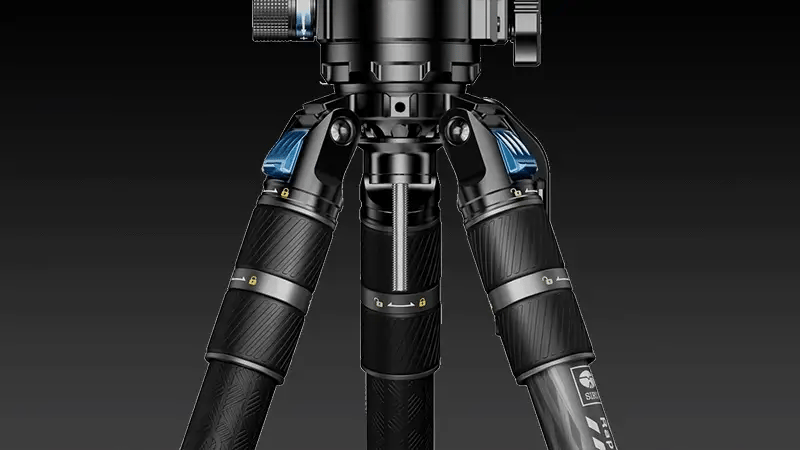 Sirui SVS75 Rapid System One-Step Height Adjustment Carbon Fiber Video Tripod with 75mm Half Bowl & Mid-Level Spreader