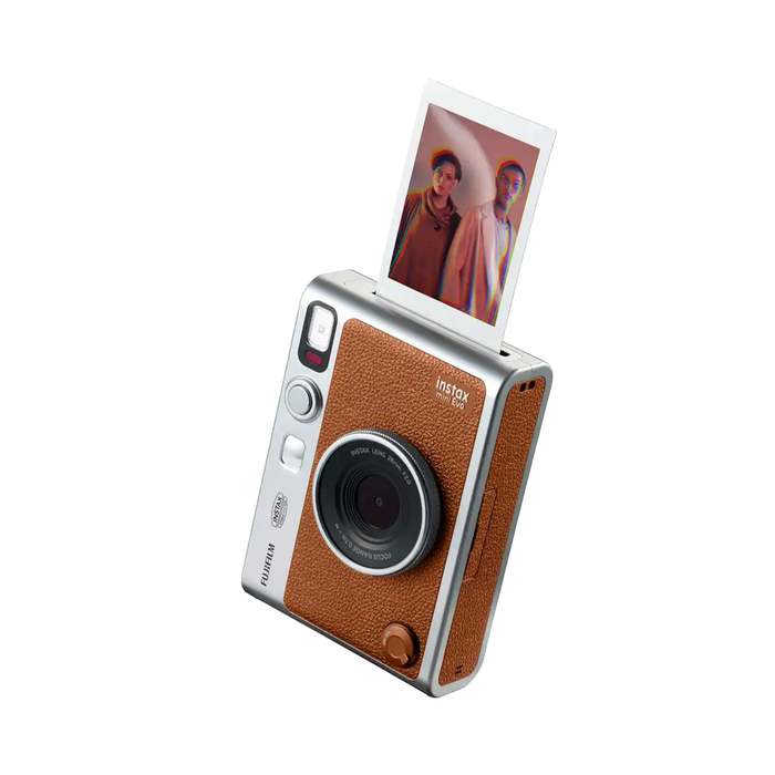 Fujifilm Instax Mini Evo Instant Camera - Brown
