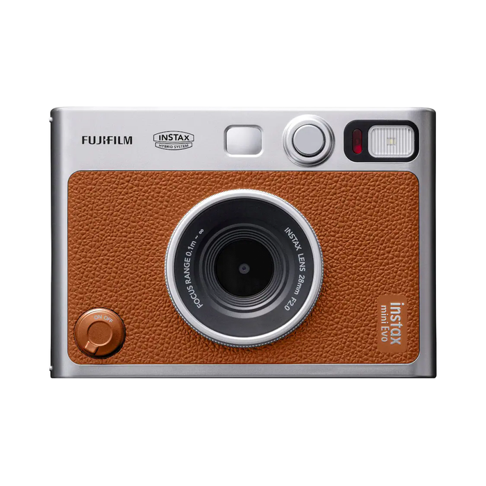 Fujifilm Instax Mini Evo Instant Camera - Brown