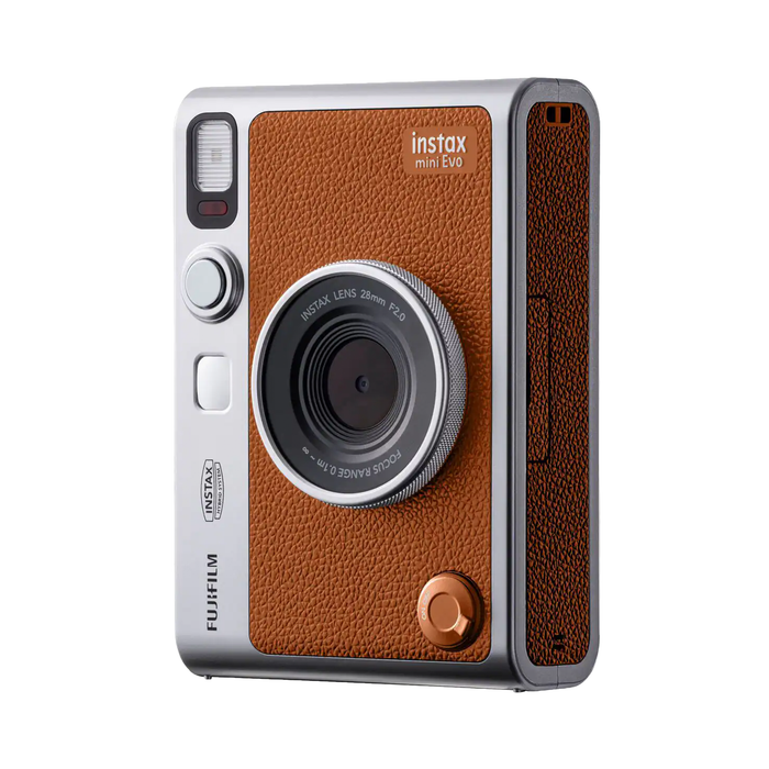 Fujifilm Instax Mini Evo Instant Camera - Brown
