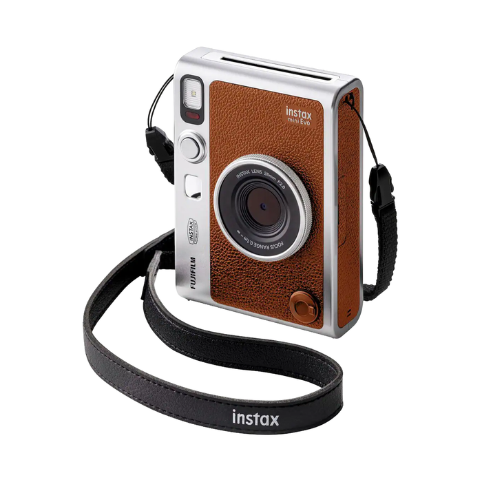 Fujifilm Instax Mini Evo Instant Camera - Brown