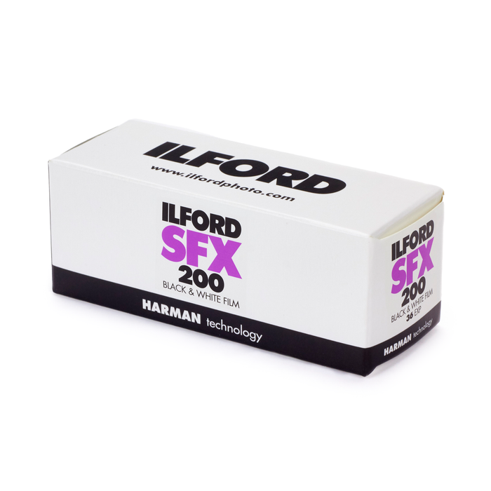 Ilford SFX 200 Black & White Negative - 120 Film, Single Roll