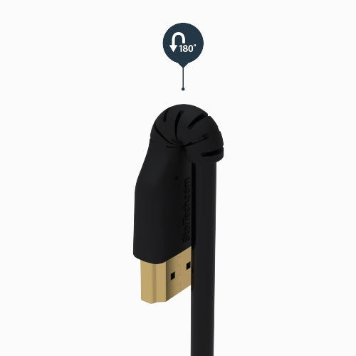 StarTech Premium High Speed UHD 4K 60Hz HDR 2.0 Male to Male HDMI Cable with Ethernet and Aramid Fiber for Ultra HD Monitors, TVs & Displays - 3ft (1m)