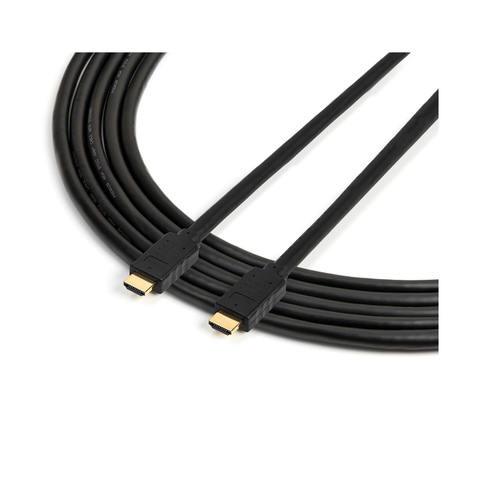 StarTech Premium High Speed Ultra HD 4K 60Hz 2.0 Male to Male HDMI Cable with Ethernet for UHD Monitors, TVs, Displays - 15ft (5m)