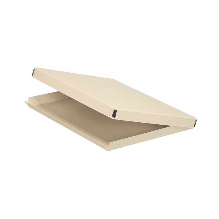 Lineco Drop-Front Archival Box, Tan - 11 x 17 x 1.5"