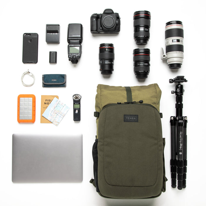 Tenba Fulton V2 16L Camera Backpack - Tan/Olive