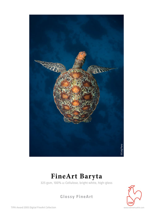 Hahnemühle FineArt Baryta Glossy FineArt Inkjet Paper 325, 24" x 39' - Roll